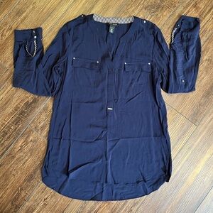 White House Black Market Long Sleeve Top size 10